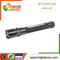 Factory Custom Made 3C Cell Powered High Quality Metal Material Camping q5 Cree led Power Style Flashlight